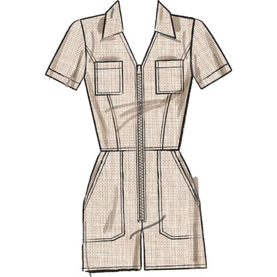 McCall's Pattern M7908 Misses Miss Petite Jumpsuits 7908 Image 3 From Patternsandplains.com