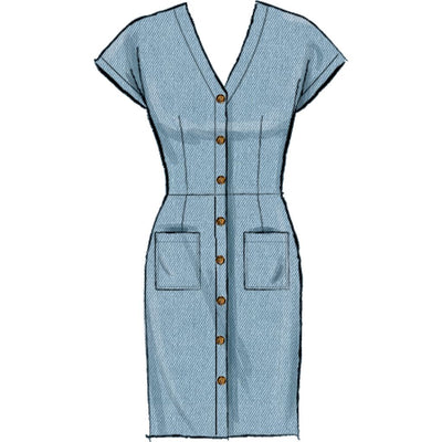 McCall's Pattern M7920 Misses Miss Petite Dresses and Belt 7920 Image 4 From Patternsandplains.com