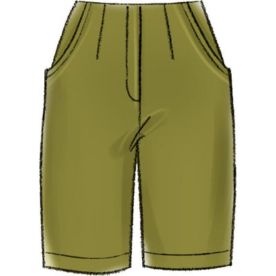 McCall's Pattern M7934 Misses Miss Petite Shorts and Pants 7934 Image 3 From Patternsandplains.com