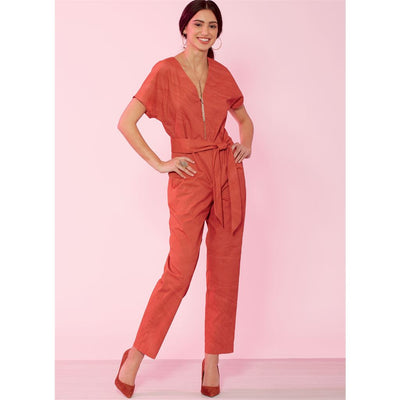 McCall's Pattern M7936 Misses Miss Petite Romper Jumpsuit and Belt 7936 Image 7 From Patternsandplains.com