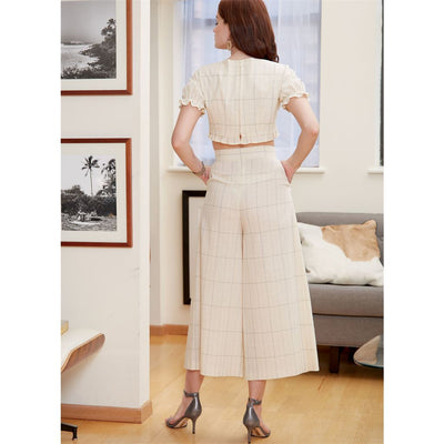 McCall's Pattern M7962 Misses Tops Shorts and Pants 7962 Image 7 From Patternsandplains.com