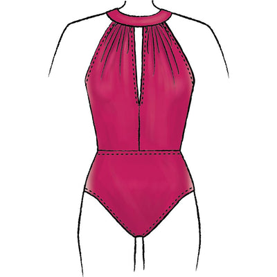 McCall's Pattern M7964 Misses Swimsuit and Cover Up 7964 Image 4 From Patternsandplains.com