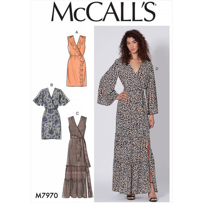 McCall's Pattern M7970 Misses Dresses 7970 Image 1 From Patternsandplains.com