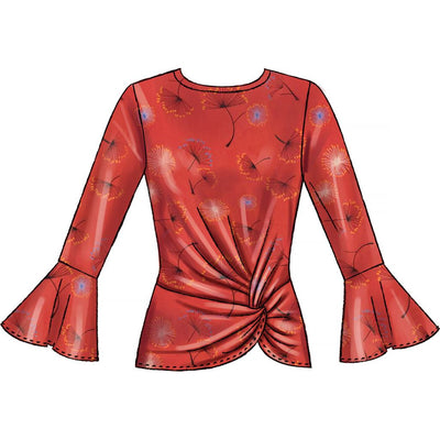 McCall's Pattern M7975 Misses Tops 7975 Image 5 From Patternsandplains.com
