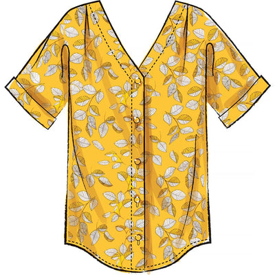 McCall's Pattern M7976 Misses Tops 7976 Image 4 From Patternsandplains.com
