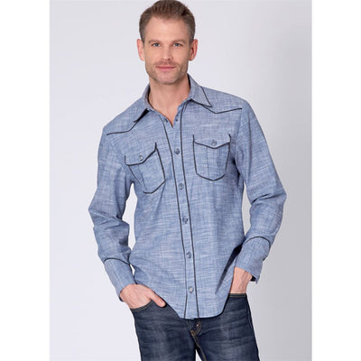 McCall's Pattern M7980 Misses and Mens Shirts 7980 Image 4 From Patternsandplains.com