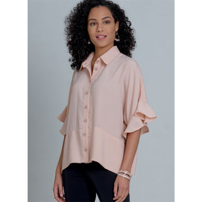 McCall's Pattern M8001 Misses Tops 8001 Image 2 From Patternsandplains.com