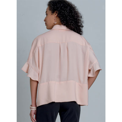 McCall's Pattern M8001 Misses Tops 8001 Image 6 From Patternsandplains.com
