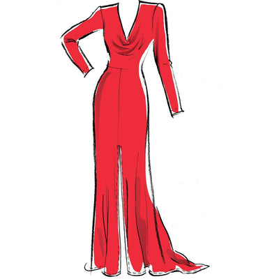McCall's Pattern M8037 #MaraMcCalls Misses Special Occasion Dresses 8037 Image 4 From Patternsandplains.com