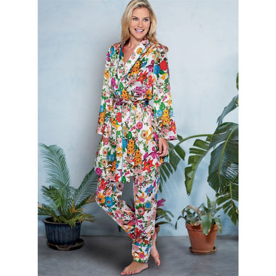 McCall's Pattern M8056 #IrisMcCalls Misses Robe Belt Tops Shorts and Pants 8056 Image 2 From Patternsandplains.com