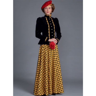 McCall's Pattern M8077 Misses Historical Jacket and Skirt 8077 Image 2 From Patternsandplains.com