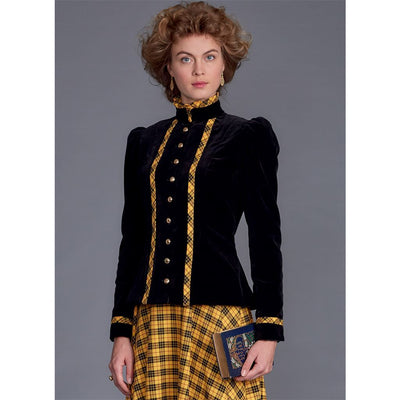 McCall's Pattern M8077 Misses Historical Jacket and Skirt 8077 Image 3 From Patternsandplains.com
