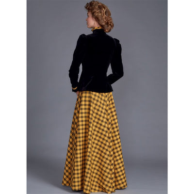 McCall's Pattern M8077 Misses Historical Jacket and Skirt 8077 Image 4 From Patternsandplains.com
