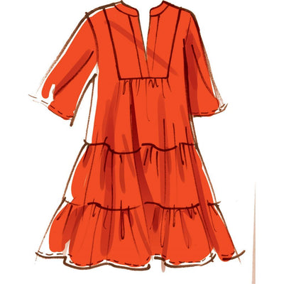 McCall's Pattern M8090 #MarinaMcCalls Misses Dresses and Belt 8090 Image 4 From Patternsandplains.com