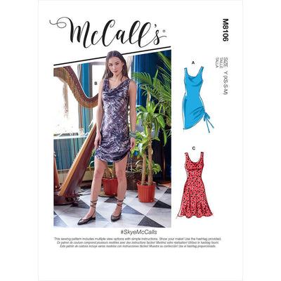 McCall's Pattern M8106 #SkyeMcCalls Misses Dresses 8106 Image 1 From Patternsandplains.com