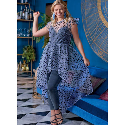 McCall's Pattern M8113 #PortiaMcCalls Misses and Womens Tops With Cup Sizes 8113 Image 2 From Patternsandplains.com