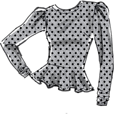 McCall's Pattern M8113 #PortiaMcCalls Misses and Womens Tops With Cup Sizes 8113 Image 3 From Patternsandplains.com