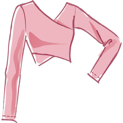 McCall's Pattern M8117 #HeatherMcCalls Misses Tops 8117 Image 4 From Patternsandplains.com