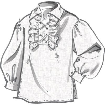 McCall's Pattern M8131 Unisex Shirts 8131 Image 4 From Patternsandplains.com