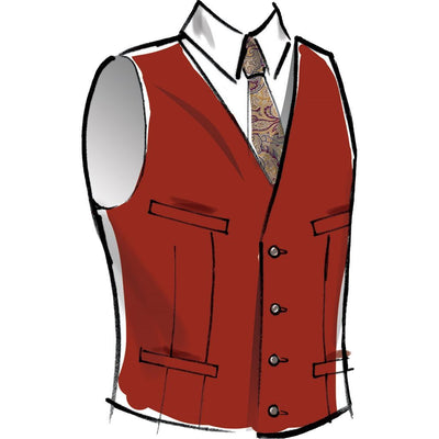 McCall's Pattern M8133 Mens Vest 8133 Image 3 From Patternsandplains.com