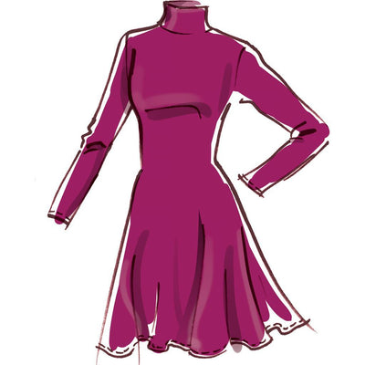 McCall's Pattern M8138 #BrooklynMcCalls Misses Dresses 8138 Image 3 From Patternsandplains.com