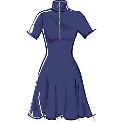 McCall's Pattern M8138 #BrooklynMcCalls Misses Dresses 8138 Image 4 From Patternsandplains.com