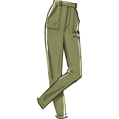 McCall's Pattern M8162 #AngieMcCalls Misses Flared Jeans Overalls Skinny Jeans and Shortalls 8162 Image 3 From Patternsandplains.com