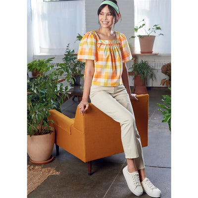McCall's Pattern M8202 Misses Tops 8202 Image 5 From Patternsandplains.com