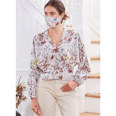 McCall's Pattern M8220 Misses Tops and Mask 8220 Image 3 From Patternsandplains.com