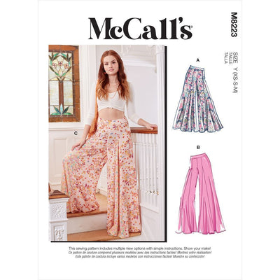 McCall's Pattern M8223 Misses Pants 8223 Image 1 From Patternsandplains.com