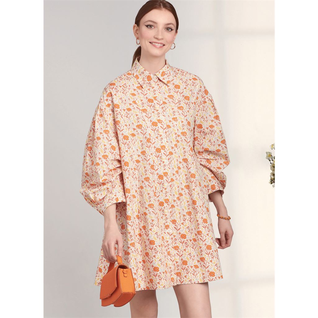 Simplicity Sewing Pattern S9641 Misses Button Down Dress 9641 Image 2 From Patternsandplains.com