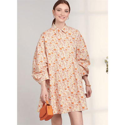 Simplicity Sewing Pattern S9641 Misses Button Down Dress 9641 Image 2 From Patternsandplains.com