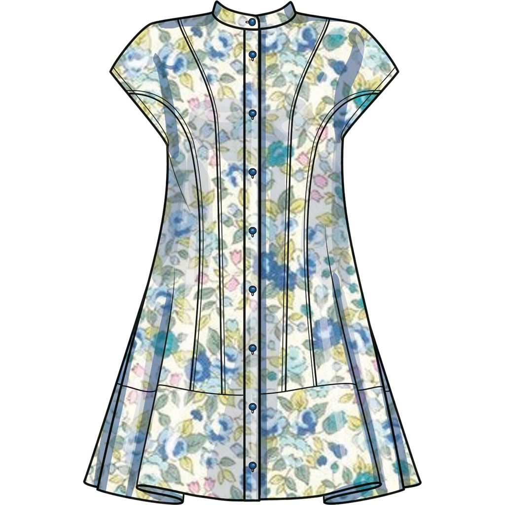 Simplicity Sewing Pattern S9641 Misses Button Down Dress 9641 Image 4 From Patternsandplains.com