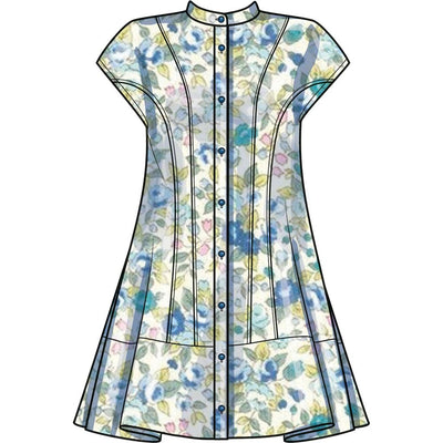 Simplicity Sewing Pattern S9641 Misses Button Down Dress 9641 Image 4 From Patternsandplains.com
