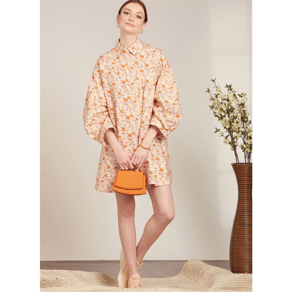 Simplicity Sewing Pattern S9641 Misses Button Down Dress 9641 Image 6 From Patternsandplains.com