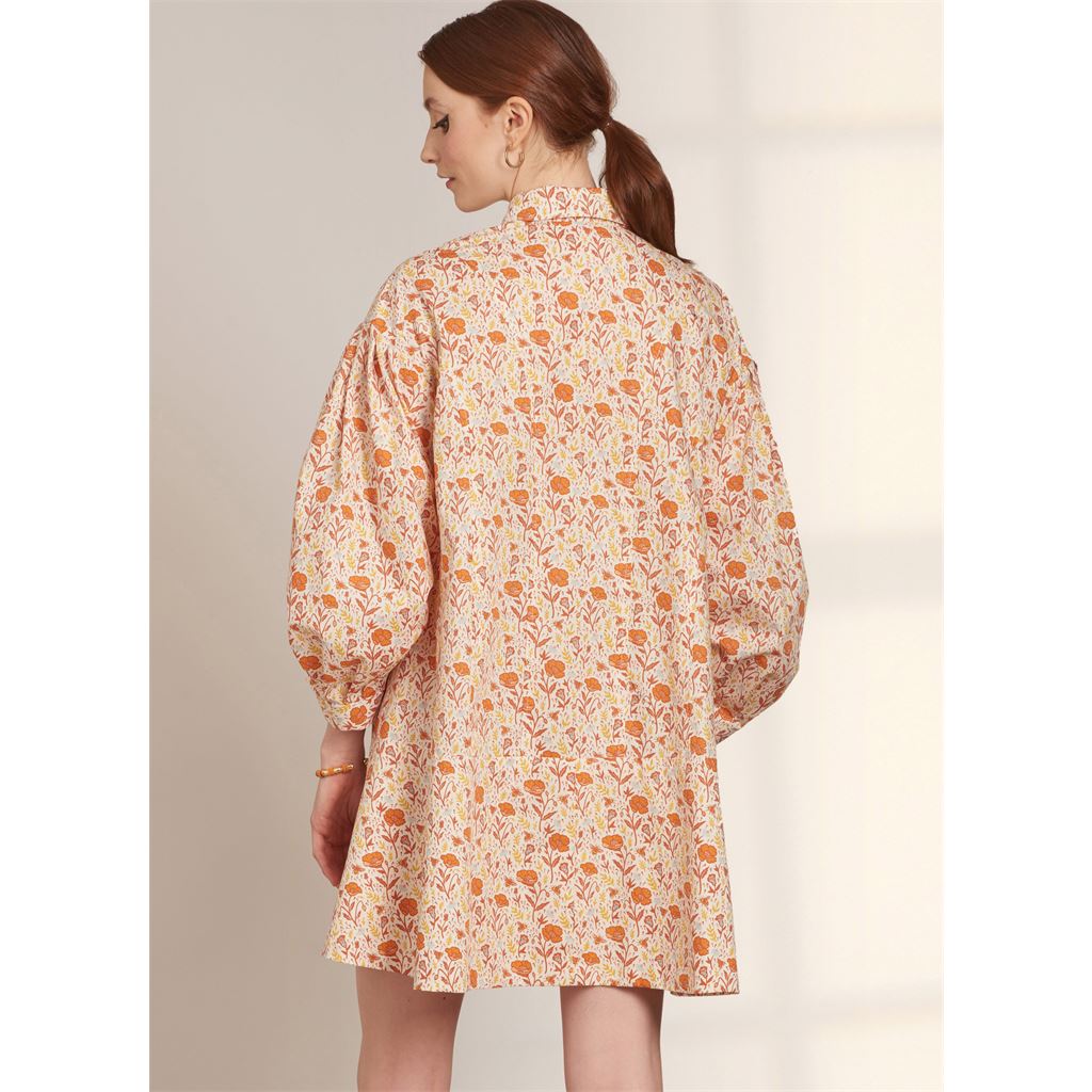 Simplicity Sewing Pattern S9641 Misses Button Down Dress 9641 Image 7 From Patternsandplains.com