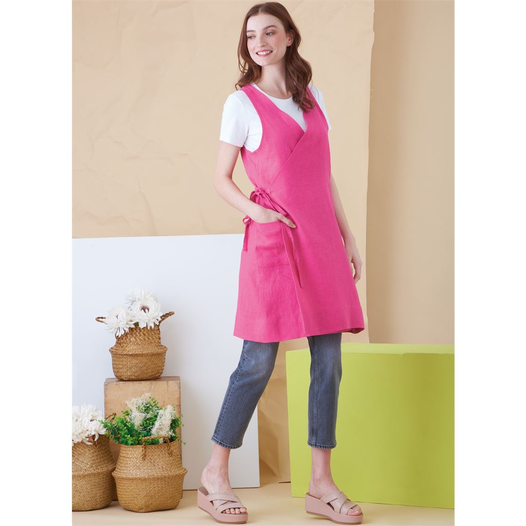 Simplicity Sewing Pattern S9766 Misses Tabard Aprons by Elaine Heigl Designs 9766 Image 5 From Patternsandplains.com