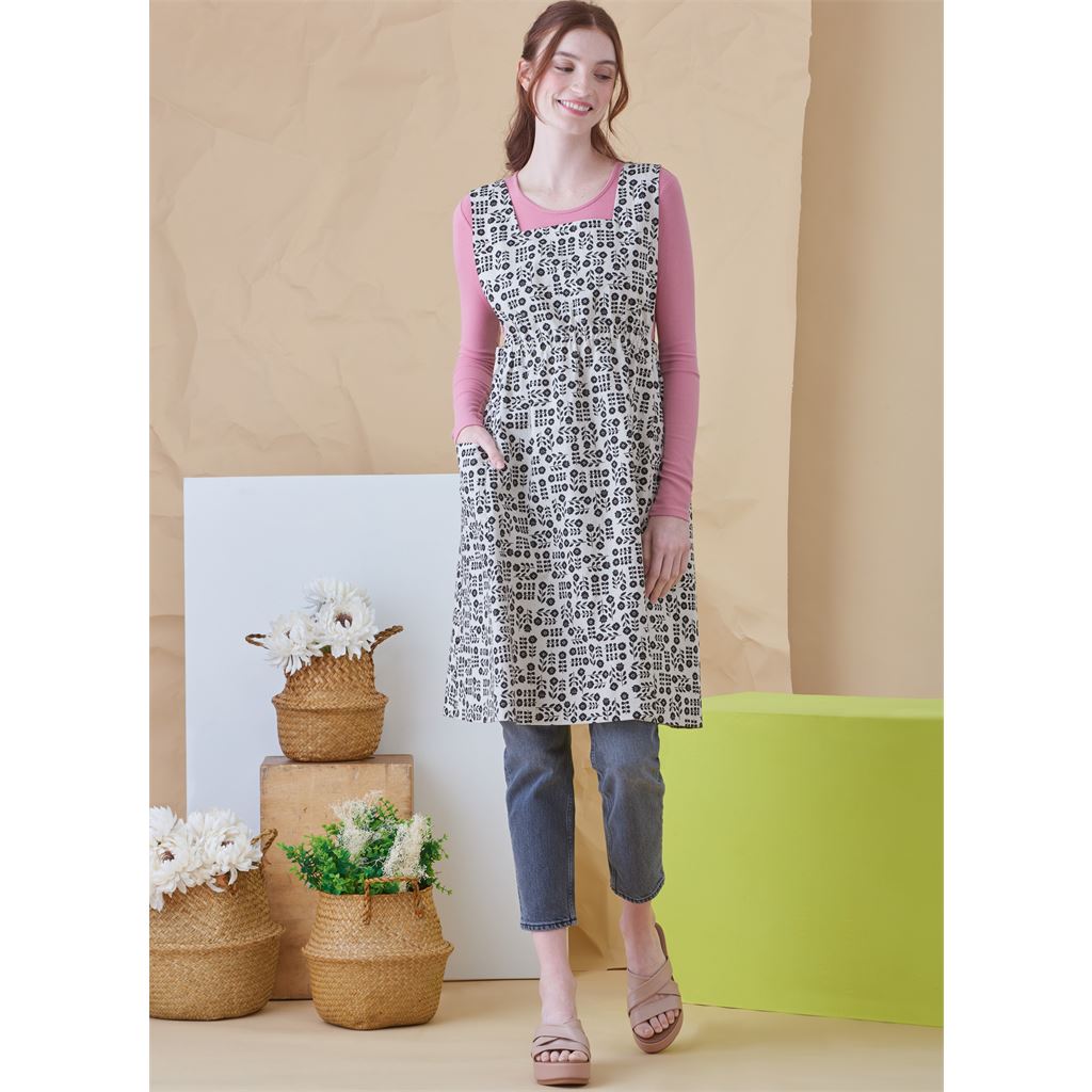 Simplicity Sewing Pattern S9766 Misses Tabard Aprons by Elaine Heigl Designs 9766 Image 7 From Patternsandplains.com