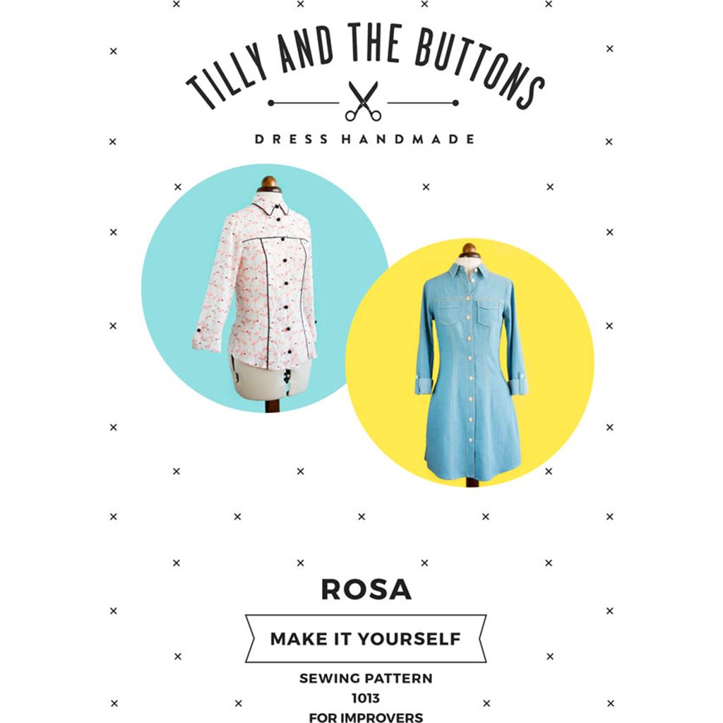 Tilly and the Buttons Pattern 1013 Rosa Image 1 From Patternsandplains.com