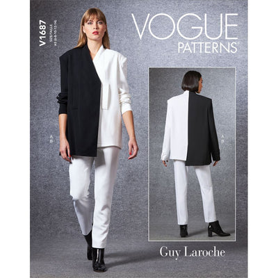 Vogue Pattern V1687 Misses Jacket and Pants 1687 Image 1 From Patternsandplains.com