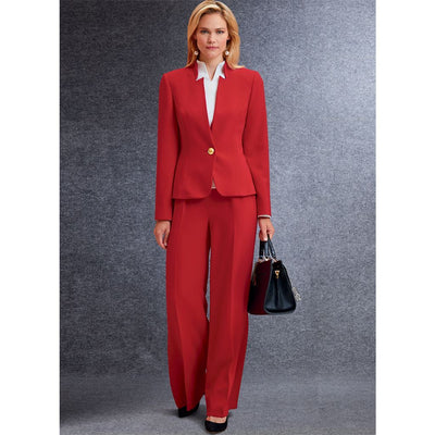 Vogue Pattern V1741 Misses Jacket Top Dress Pants and Jumpsuit 1741 Image 2 From Patternsandplains.com