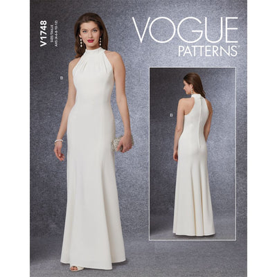 Vogue Pattern V1748 Misses Special Occasion Dress 1748 Image 1 From Patternsandplains.com