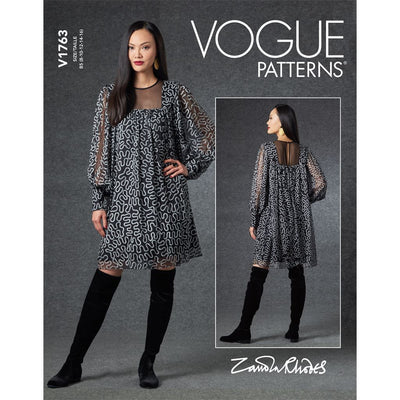 Vogue Pattern V1763 Misses Special Occasion Dress 1763 Image 1 From Patternsandplains.com