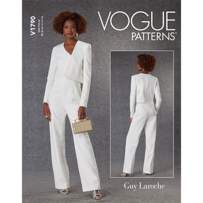Vogue Pattern V1790 Misses Jumpsuit 1790 Image 1 From Patternsandplains.com
