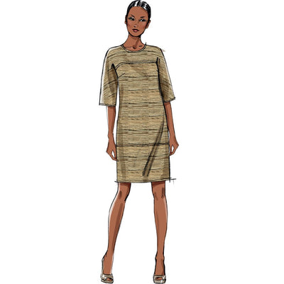 Vogue Pattern V8805 Misses Dress 8805 Image 10 From Patternsandplains.com.jpg