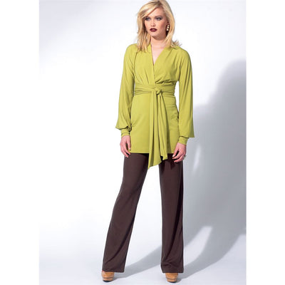 Vogue Pattern V8825 Misses Tunic Dress And Pants 8825 Image 7 From Patternsandplains.com.jpg