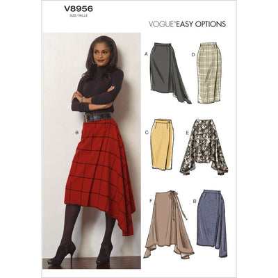 Vogue Pattern V8956 Misses Skirt 8956 Image 1 From Patternsandplains.com