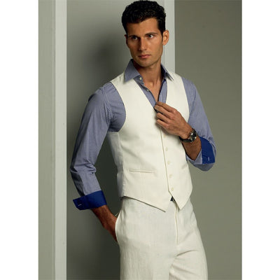 Vogue Pattern V8987 Mens Vest 8987 Image 5 From Patternsandplains.com.jpg