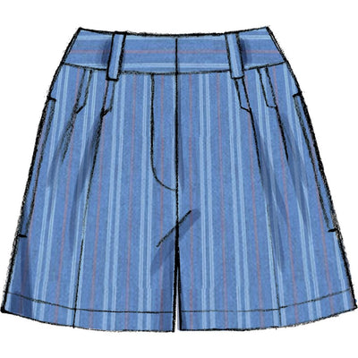 Vogue Pattern V9008 Misses Shorts 9008 Image 10 From Patternsandplains.com.jpg