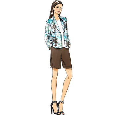 Vogue Pattern V9011 Misses Jacket Shorts and Pants 9011 Image 2 From Patternsandplains.com.jpg